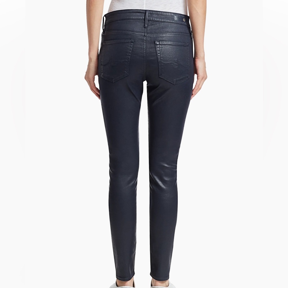 AG The Legging Ankle Super Skinny Jeggings Blue Black - Picture 15 of 15